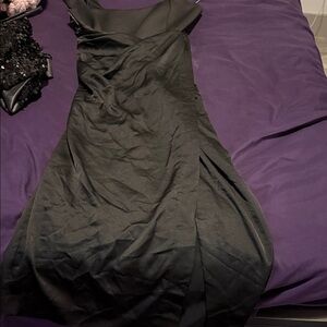 Marciano Asymmetrical Black Dress